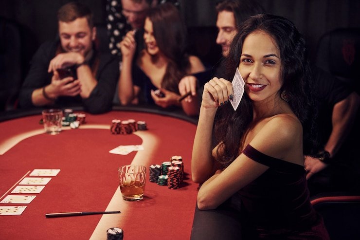 Tampilan antarmuka meja baccarat kasino langsung ablbet di layar smartphone